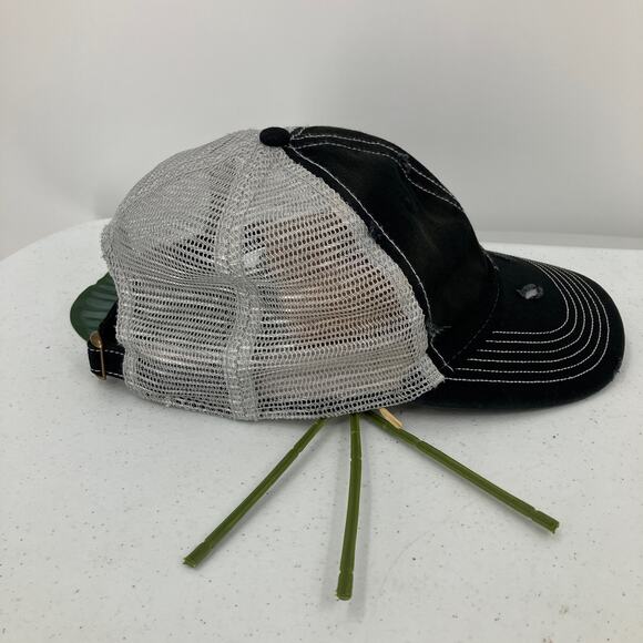 Sportsman Beecher Trucking Black Gray Adjustable Baseball Trucker Dad Hat Cap - Picture 8 of 10